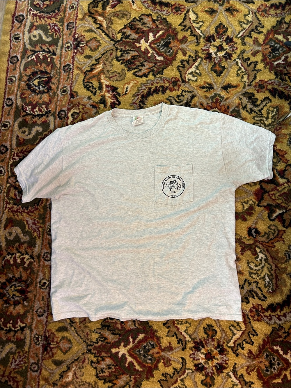 Vintage bass pocket t size XL